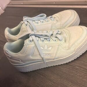 Adidas Blue Sneakers with Chunky Sole